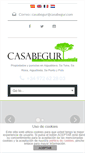 Mobile Screenshot of casabegur.com