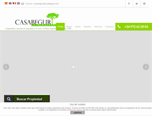 Tablet Screenshot of casabegur.com